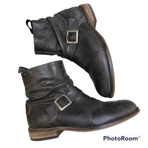 Wolky Leather Ankle Boots Size 38 7 “Designed For Walking”